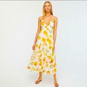 NWT Jcrew X Edie Parker Lemon dress